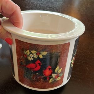 Cardinals Dip Crock with chiller bag